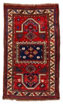 Kazak Double-Niche Prayer Rug Caucasus 4 ft. 7 in. x 8 ft.
