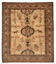 Unusual Feraghan Sarouk Carpet 6 ft. 11 in. x 9 ft.
