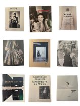 9 livres d'expositions au Palais Galliera.