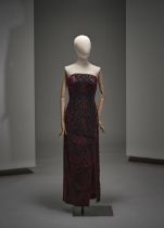 Anonyme, collection Haute Couture, circa 1948/1952. Robe du soir et deux vestes en velours d...
