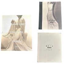 3 ouvrages sur la créatrice Madame Grès.