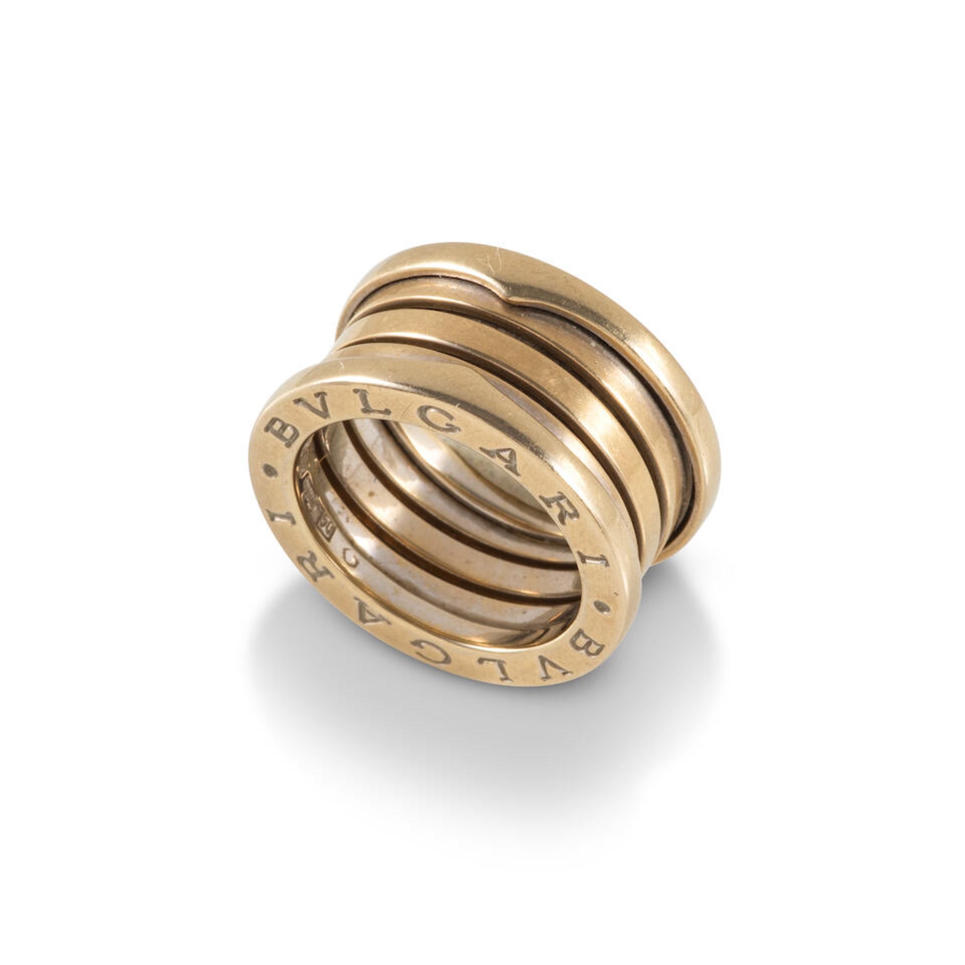 Bague Alliance B Zero Bulgari - Or Blanc 18 Carats - Taille 50 - Modèle éternité - Occasion