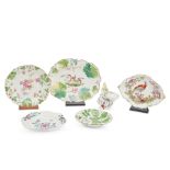 A collection of English porcelains 18th century