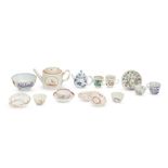 A collection of Chinese export porcelains 18th century (15)