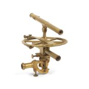 A Charot brass theodolite, French, circa 1770,