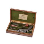 A Cased 54-Bore Percussion Deane-Harding Patent Double-Action Revolver By Deane & Son, 30 King W...