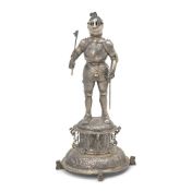 Continental Partial-gilt Silver Knight,