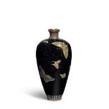MANNER OF NAMIKAWA YASUYUKI (1845-1927) A Cloisonné-Enamel Vase Meiji era (1868-1912), late...