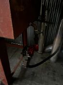 LARGE RED DIESEL TANK. 168 X 184 X 92 CM