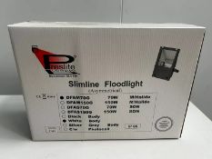 6 x Prestlite70 Watt Low Energy Floodlights, White, Metal halide