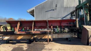 Outfeed Log Trough with Kickers