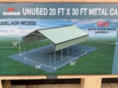 New 20' x 30' Steel Carport