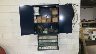 Cabinet with Viking Nailer Parts