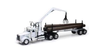 Kenworth W900 Log Carrier Truck Equipment Die-CastuFFFd1:32 Scale, Model# 13743