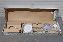 hansgrohe Crometta S Showerpipe 240 1Jet With Thermostatic Shower Mixer. Shower Head Size Overhead