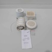 Zehnder Silent Shower Extractor Fan Kit. Single Speed, 230V. Operation by Light Switch or Remote S