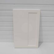 Cupboard Door With Recess. Size: 455mm x 695mm x 18mm Thick. Colour: Off White.