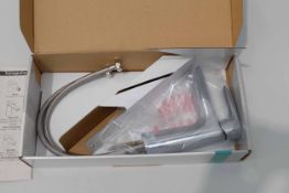 hansgrohe Talis E 110 Single Lever Basin Mixer Tap. Chrome Finish. Installation: Deck Mounted. S