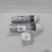 2 x Zehnder White High Rise Wall Vent Kit. Model Number: ZFF100W-100mm & 1 x Zehnder – Flexiduct 3m