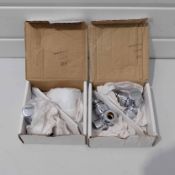 Two Pairs of JLS Europe Profile Valve For Heated Towel Rails.