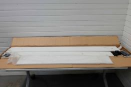 Box of Spare Pannels, Fittings & Legs. Various Panel Sizes.