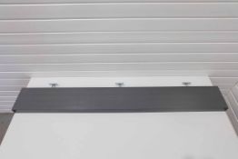 Decorative Floating Shelf. Size: 1600mm x 200mm x 50mm Thick. Colour: Midnight Grey Gloss.