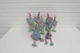 Selection of Soft Furninshing Chicken Ornaments & Duck Doorstops.