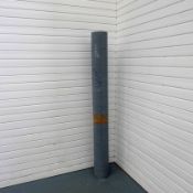 Roll End of Grey Vinyl Flooring. Size 6m x 2m Approx.