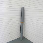 Roll End of Grey Vinyl Flooring. Size 2.5m x 2m Approx.