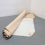 Roll End of Carpet. Light Grey. Size 6.75m x 5m Approx.