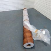 Roll End of Wood Effect Lino/Vinyl Flooring. Size 26m x 3m Approx.