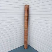 Roll End of Wood Effect Vinyl Flooring. Size 3.3m x 2m Approx.