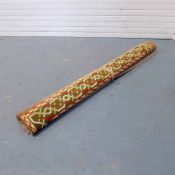 Roll End of Patterned Carpet With Detail. Size 2.2m Approx.