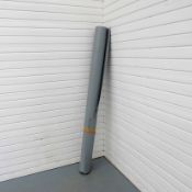Roll End of Textured Grey Vinyl Flooring. Size 2m x 2m Approx.