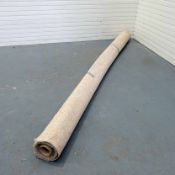 Roll End of Carpet. Beige. Size 4m x 4m Approx.