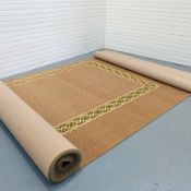Roll End of Patterned Carpet With Detailing. Size 2.7m Approx.