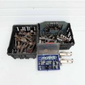 Quantity of Various Clamps & Clamping Bolts and Pair of Lenzkes Multi Quick Clamps.