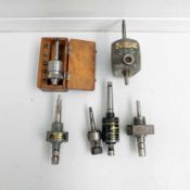 Selection of Tappers. 1 x Jacobs 300-06 2 Morse Taper. 1 x SPV SA-OB 1 Morse Taper. 1 x Enco 1 Morse
