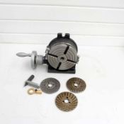 Horizontal & Vertical Rotary Table. Size 150mm Diameter. 80mm Height in Horizontal Position. With Di