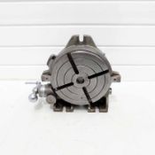 200mm Diameter Horizontal & Vertical Rotary Table. Centre Height in Vertical 140mm. Height in Horizo