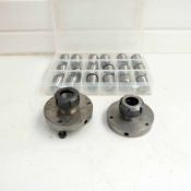 2 x ER32 Collet Attachments for Lathes Etc. 100mm Outside Diameter with 73mm Recess. With 18 Metric