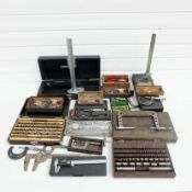 Quantity of Various Measuring Equipment. Including Micrometers, Vernier Scale & Height Gauge.