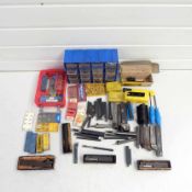Quantity of Various Tipped Lathe Turning & Boring Tools with a Variety of Tips.