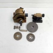 Universal Dividing & Indexing Head with Tailstock and Dividing Plates. Centre Height 100mm. With 140
