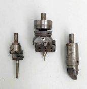 Three Straight Shank Boring Heads.