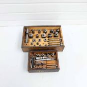 Cardinal No.2 3 Morse Taper Counter Bore Set & 2 Morse Taper Counter Bore Set.