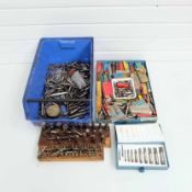 Quantity of Milling Cutters. Various Sizes. Metric & Imperial. Slot Drills, End Mills & Woodrff Cutt