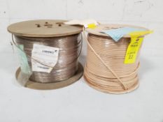 Qty 2 rolls assorted wire.