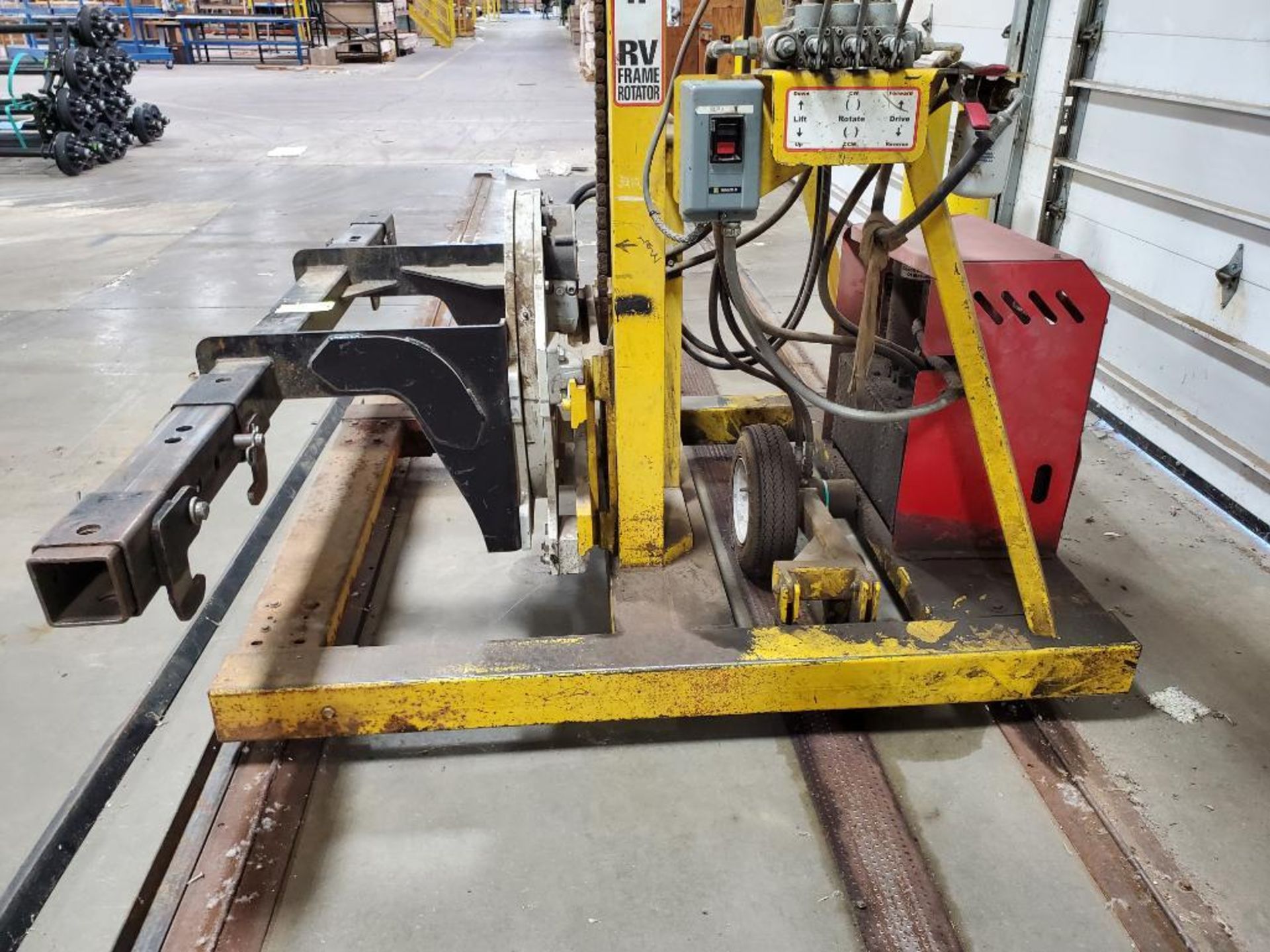 Paul's Welding RV frame rotator. Model 4K72R. 4000lb capacity.