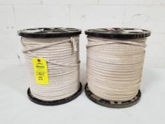 Qty 2 rolls 14/2 white wire.